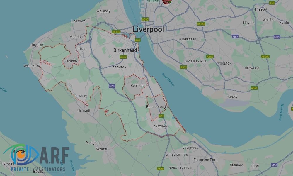 Our Private Detectives operate across Birkenhead and the surrounding areas Our Private Detectives operate across Birkenhead and the surrounding areas