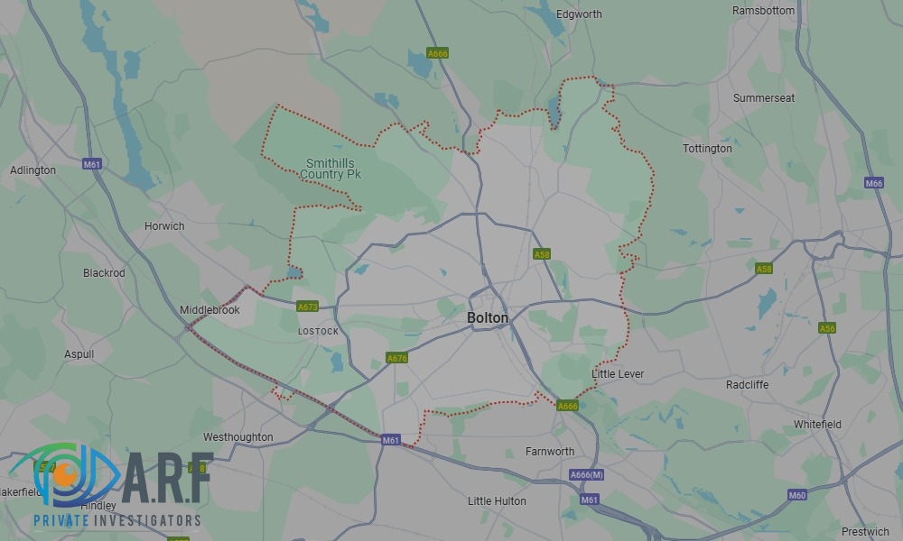 Our Private Detectives operate across Bolton and the surrounding areas