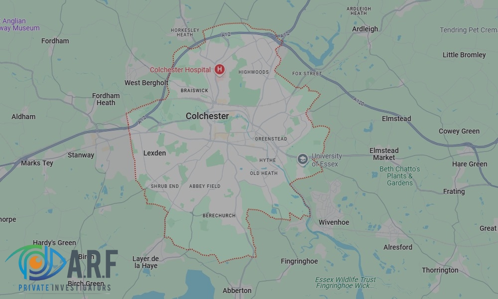 Our Private Detectives operate across Colchester and the surrounding areas