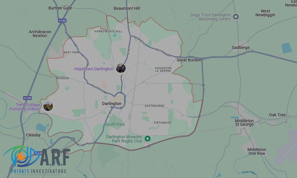 Our Private Detectives operate across Darlington and the surrounding areas Our Private Detectives operate across Darlington and the surrounding areas