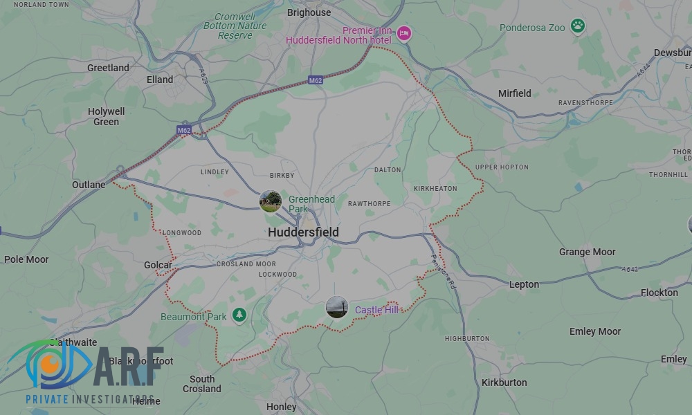 Our Private Detectives operate across Huddersfield and the surrounding areas Our Private Detectives operate across Huddersfield and the surrounding areas