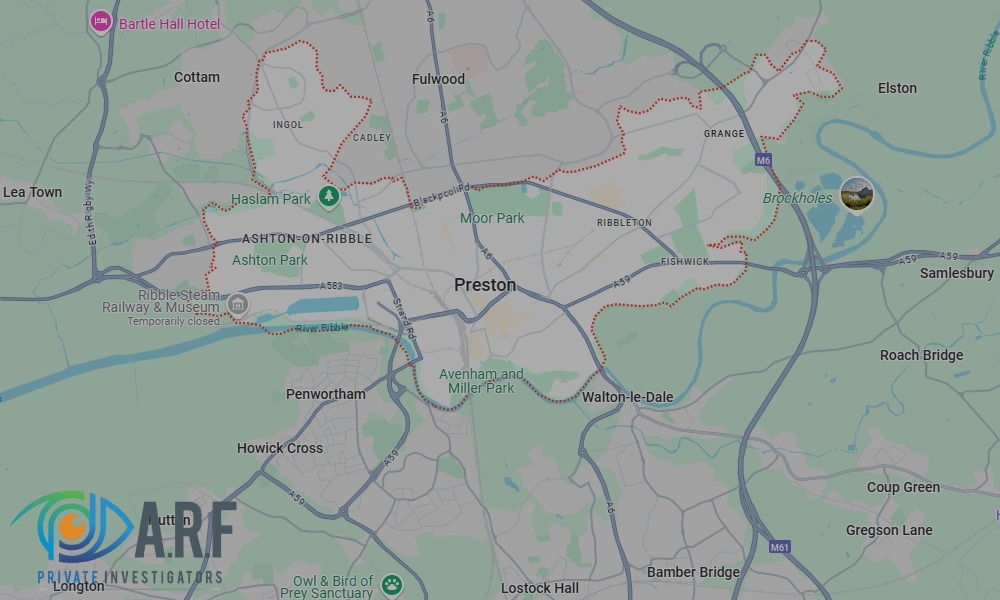 Our Private Detectives operate across Preston and the surrounding areas Our Private Detectives operate across Preston and the surrounding areas