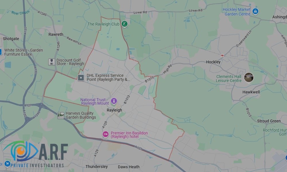 Our Private Detectives operate across Rayleigh and the surrounding areas