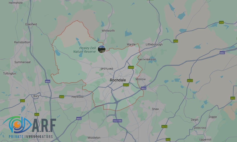 Our Private Detectives operate across Rochdale and the surrounding areas Our Private Detectives operate across Rochdale and the surrounding areas