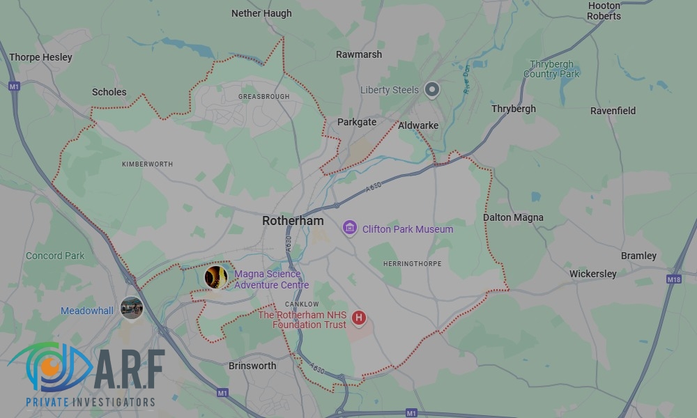 Our Private Detectives operate across Rotherham and the surrounding areas Our Private Detectives operate across Rotherham and the surrounding areas