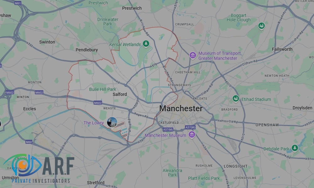 Our Private Detectives operate across Salford and the surrounding areas