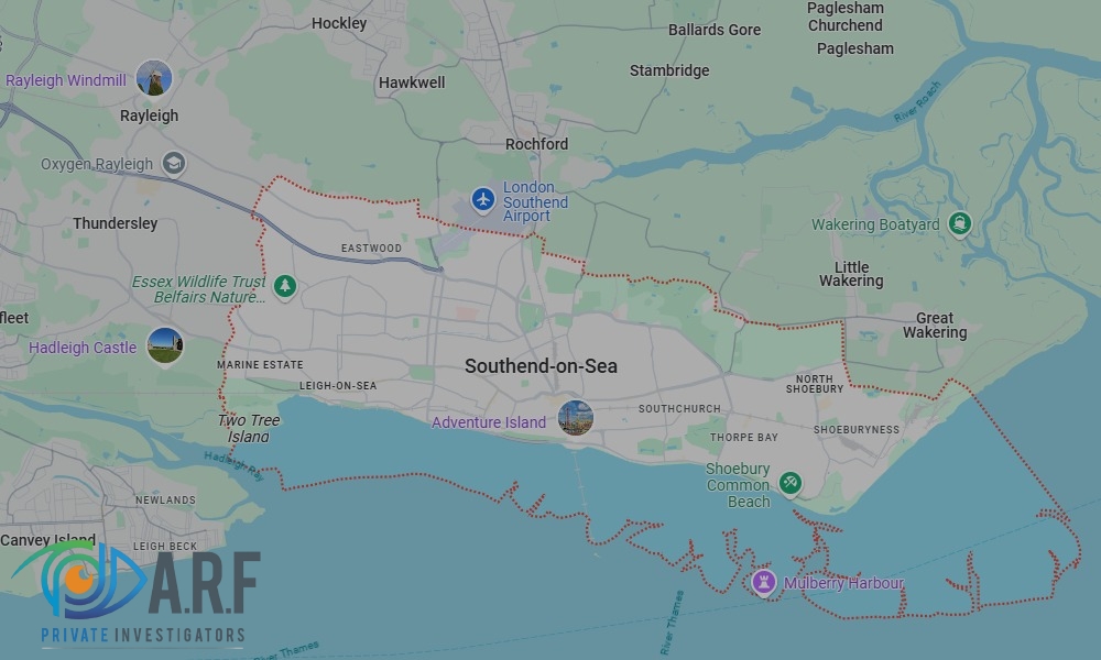 Our Private Detectives operate across Southend-on-Sea and the surrounding areas Our Private Detectives operate across Southend-on-Sea and the surrounding areas