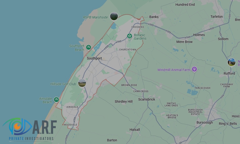 Our Private Detectives operate across Southport and the surrounding areas