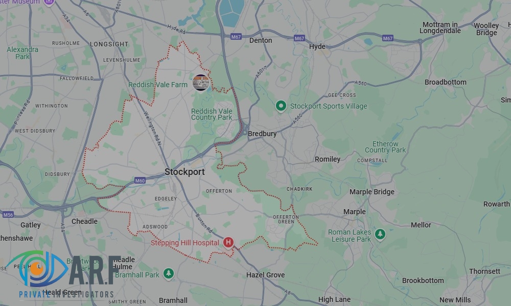 Our Private Detectives operate across Stockport and the surrounding areas Our Private Detectives operate across Stockport and the surrounding areas