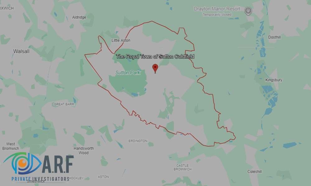 Our Private Detectives operate across Sutton Coldfield and the surrounding areas
