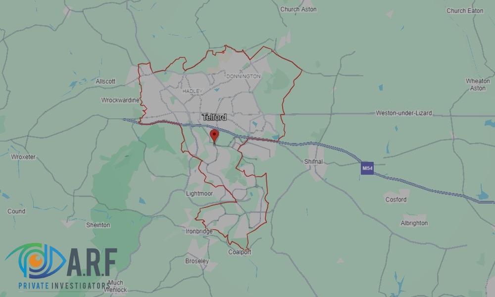 Our Private Detectives operate across Telford and the surrounding areas