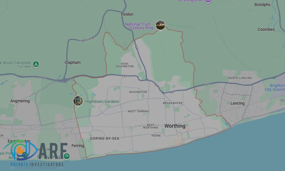 Our Private Detectives operate across Worthing and the surrounding areas Our Private Detectives operate across Worthing and the surrounding areas
