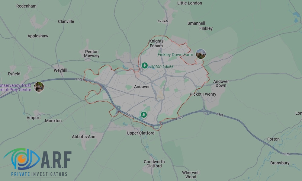 Our Private Detectives operate across Andover and the surrounding areas Our Private Detectives operate across Andover and the surrounding areas