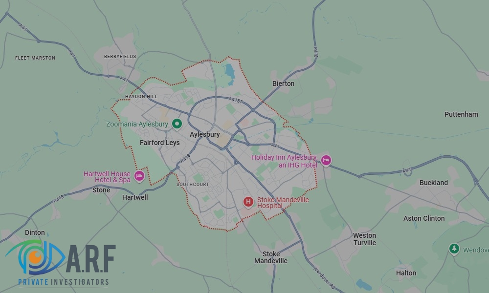 Our Private Detectives operate across Aylesbury and the surrounding areas Our Private Detectives operate across Aylesbury and the surrounding areas