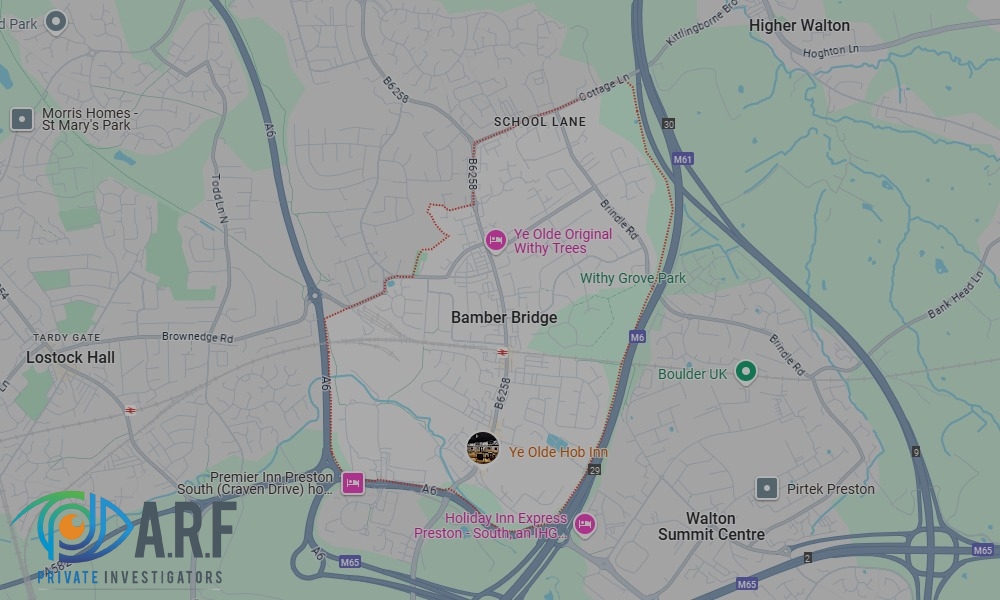 Our Private Detectives operate across Bamber Bridge and the surrounding areas