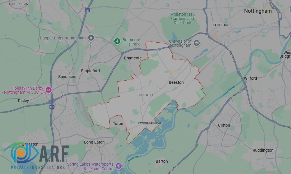 Our Private Detectives operate across Beeston and the surrounding areas