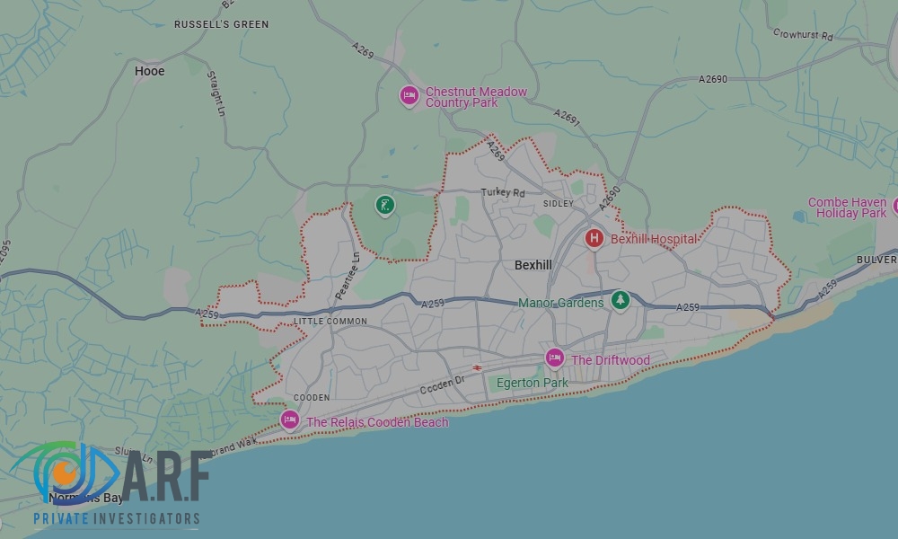 Our Private Detectives operate across Bexhill-on-Sea and the surrounding areas Our Private Detectives operate across Bexhill-on-Sea and the surrounding areas