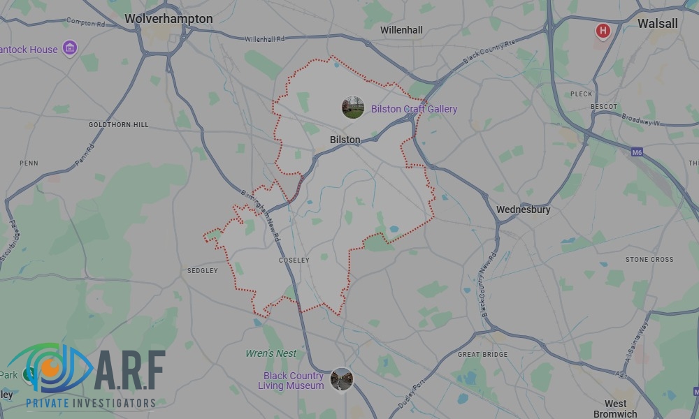Our Private Detectives operate across Bilston and the surrounding areas