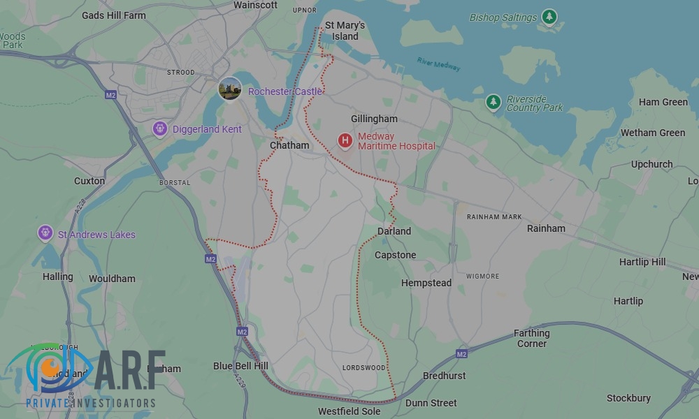 Our Private Detectives operate across Chatham and the surrounding areas Our Private Detectives operate across Chatham and the surrounding areas