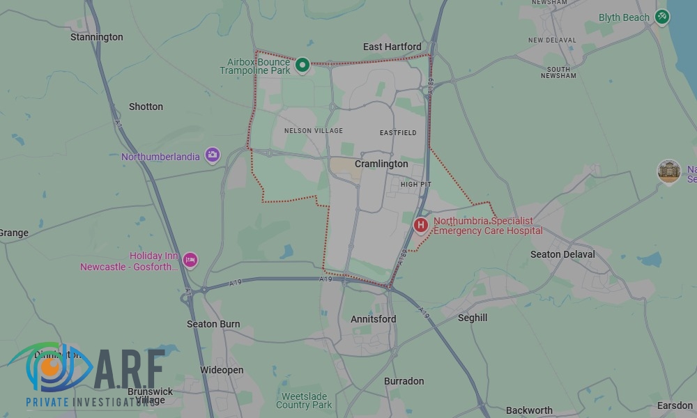 Our Private Detectives operate across Cramlington and the surrounding areas Our Private Detectives operate across Cramlington and the surrounding areas