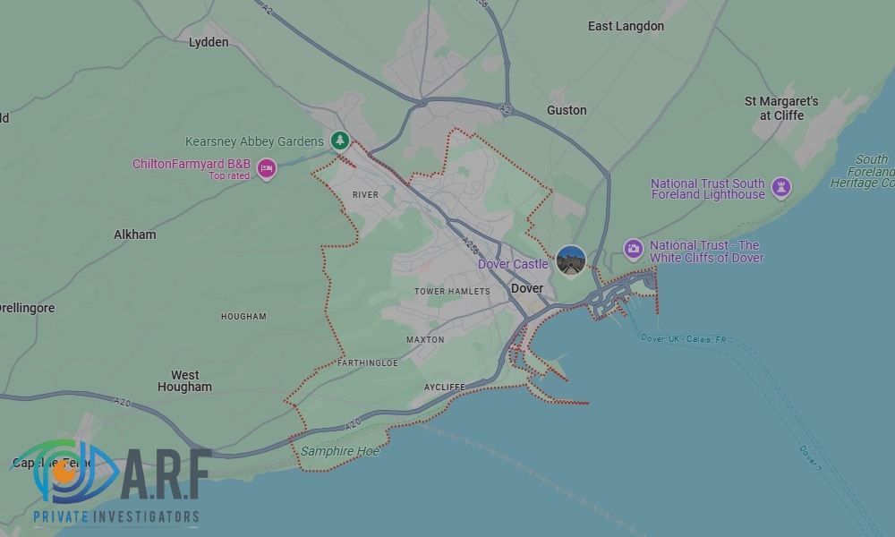 Our Private Detectives operate across Dover and the surrounding areas Our Private Detectives operate across Dover and the surrounding areas