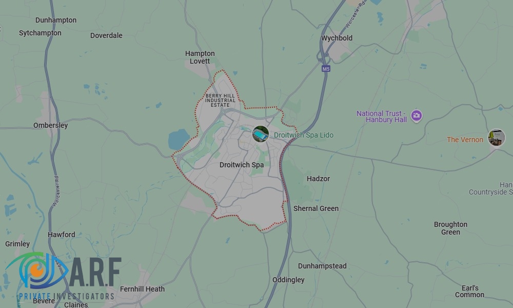 Our Private Detectives operate across Droitwich Spa and the surrounding areas Our Private Detectives operate across Droitwich Spa and the surrounding areas