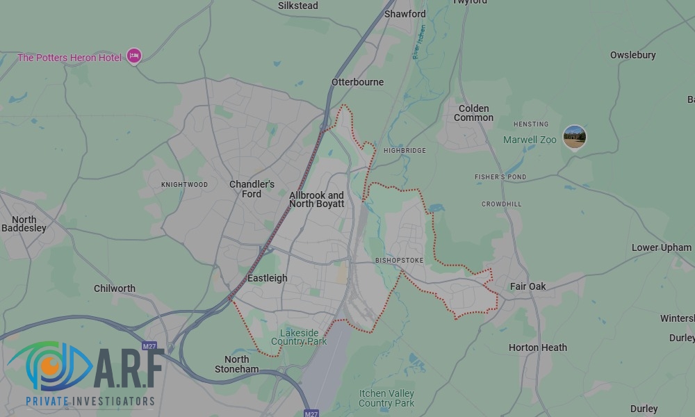 Our Private Detectives operate across Eastleigh and the surrounding areas Our Private Detectives operate across Eastleigh and the surrounding areas