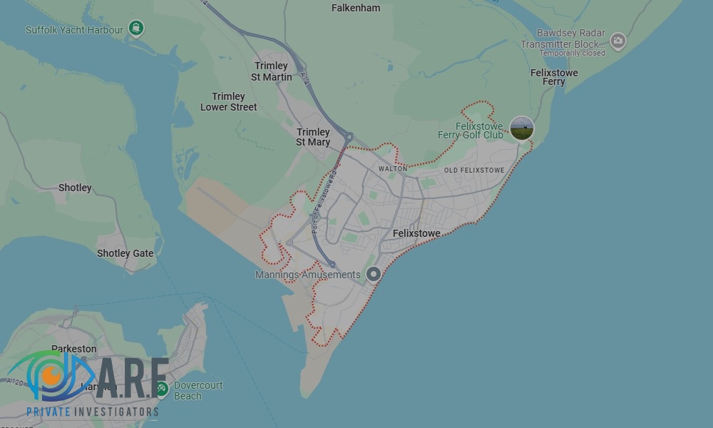 Our Private Detectives operate across Felixstowe and the surrounding areas Our Private Detectives operate across Felixstowe and the surrounding areas