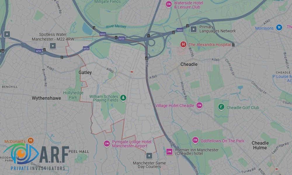 Our Private Detectives operate across Gatley and the surrounding areas Our Private Detectives operate across Gatley and the surrounding areas