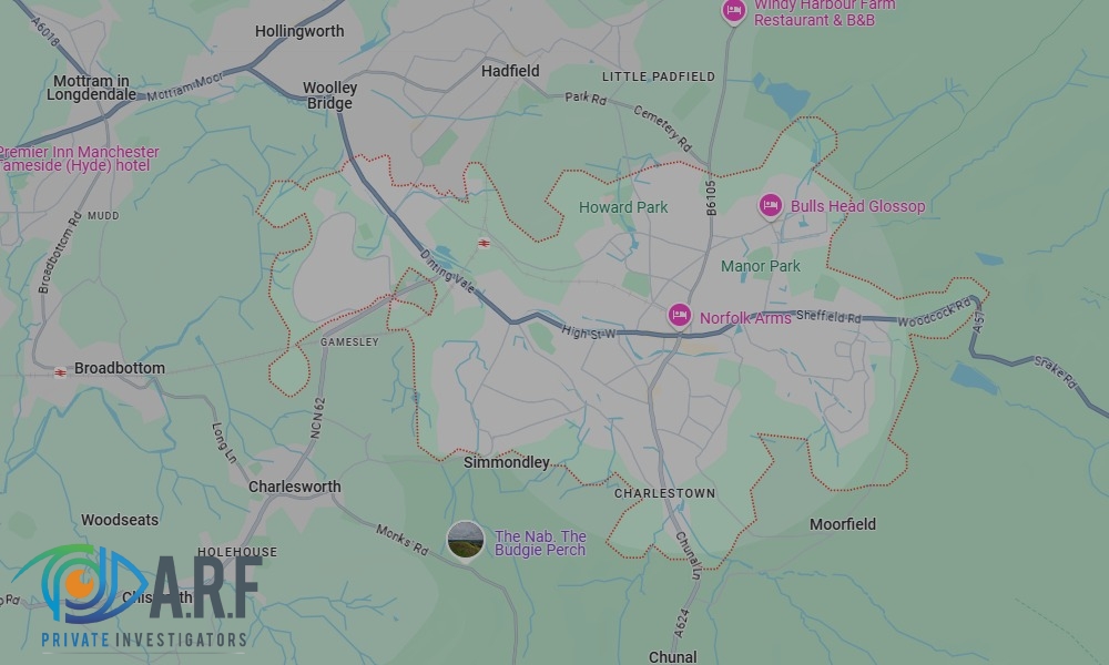 Our Private Detectives operate across Glossop and the surrounding areas