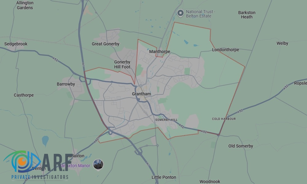 Our Private Detectives operate across Grantham and the surrounding areas