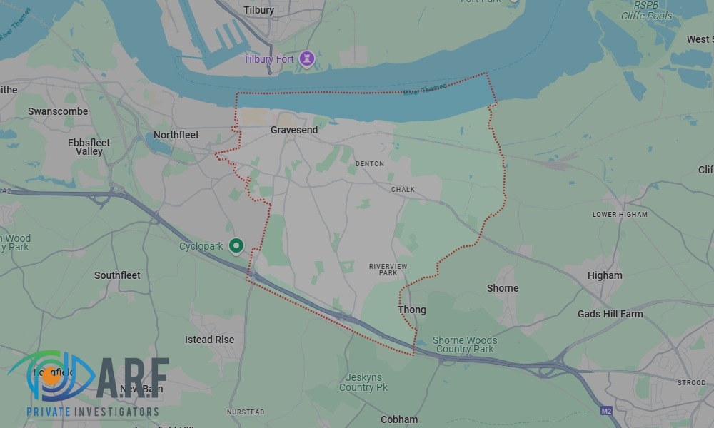 Our Private Detectives operate across Gravesend and the surrounding areas Our Private Detectives operate across Gravesend and the surrounding areas