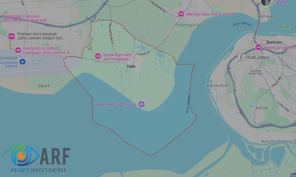 Our Private Detectives operate across Hale and the surrounding areas Our Private Detectives operate across Hale and the surrounding areas