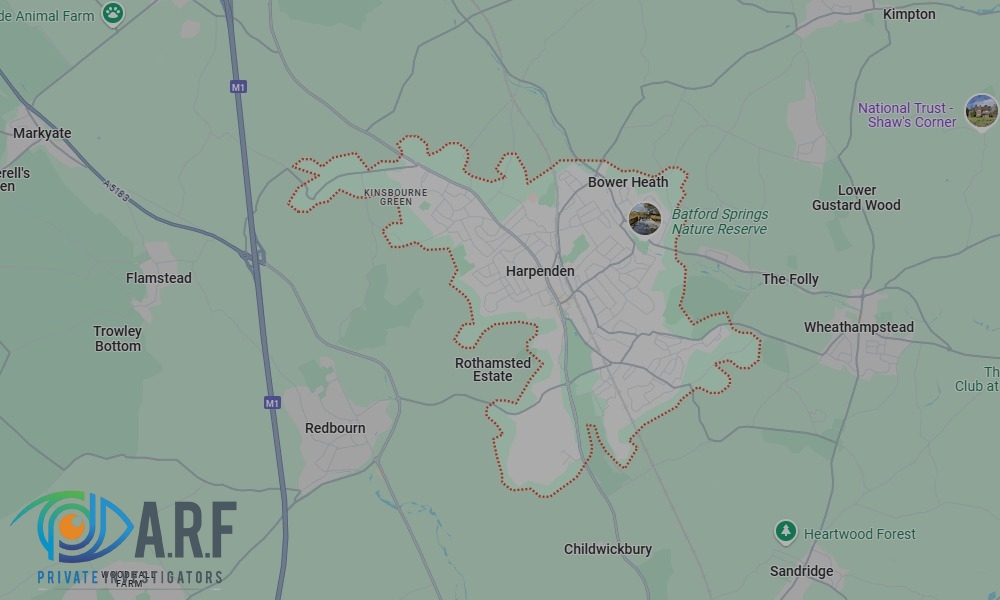 Our Private Detectives operate across Harpenden and the surrounding areas Our Private Detectives operate across Harpenden and the surrounding areas