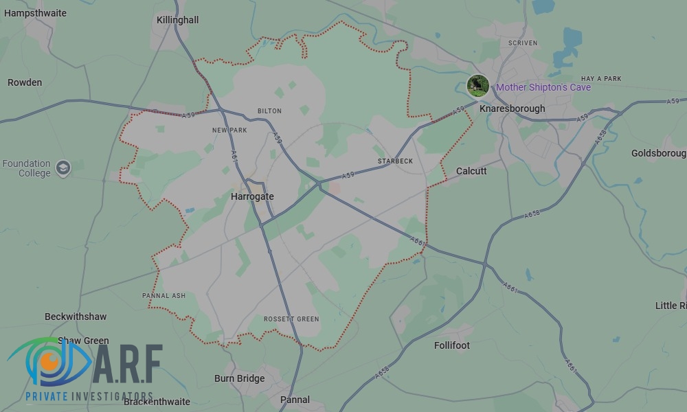 Our Private Detectives operate across Harrogate and the surrounding areas Our Private Detectives operate across Harrogate and the surrounding areas