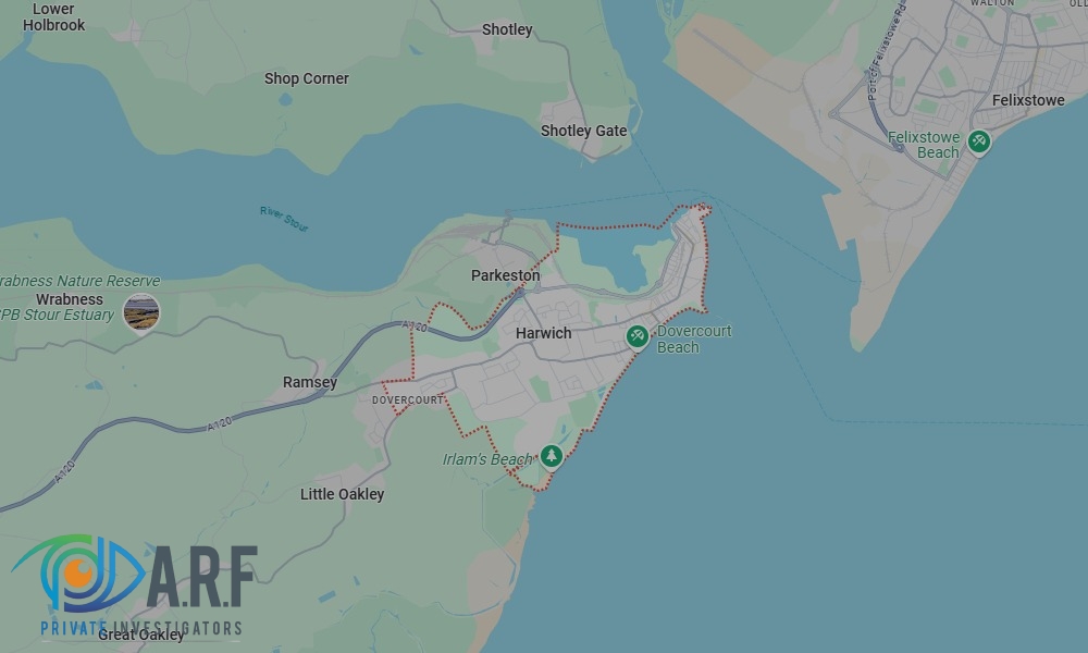 Our Private Detectives operate across Harwich and the surrounding areas