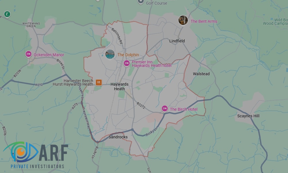 Our Private Detectives operate across Haywards Heath and the surrounding areas Our Private Detectives operate across Haywards Heath and the surrounding areas