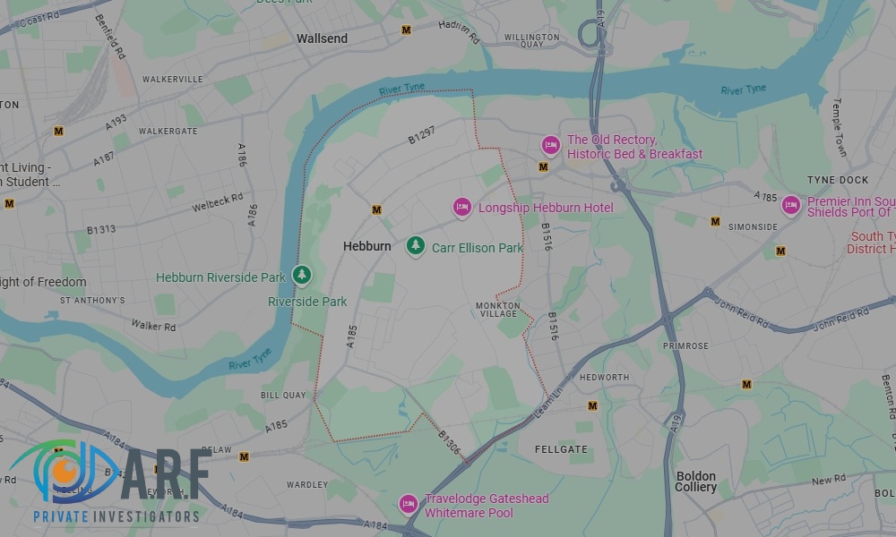 Our Private Detectives operate across Hebburn and the surrounding areas