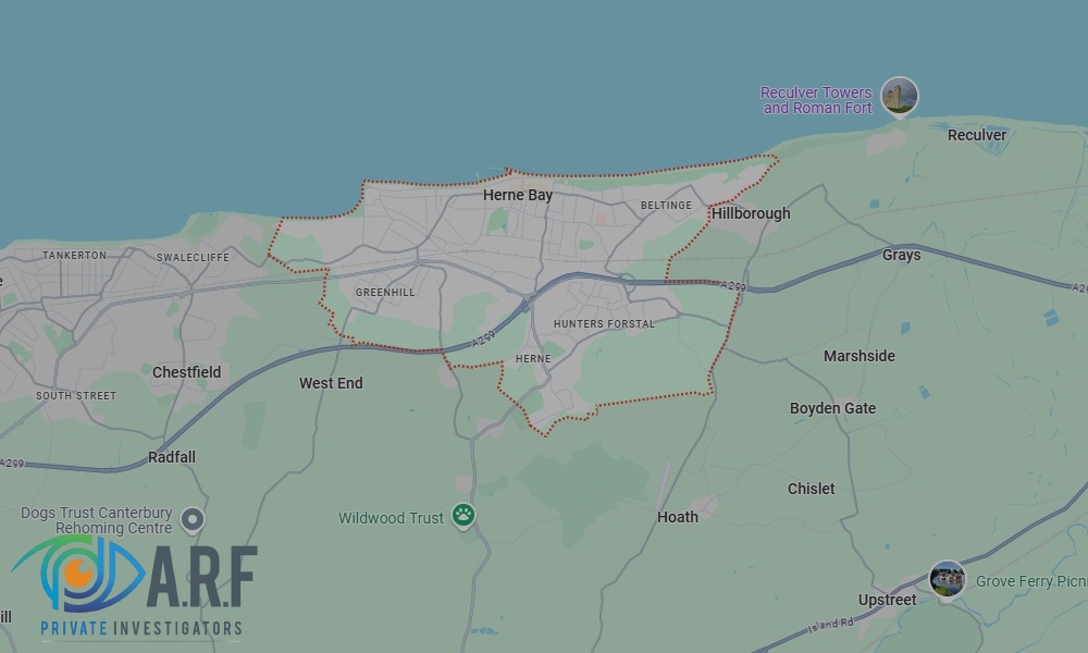 Our Private Detectives operate across Herne Bay and the surrounding areas