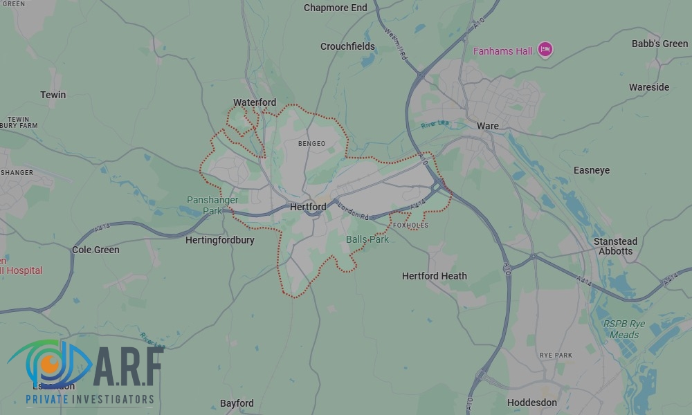 Our Private Detectives operate across Hertford and the surrounding areas Our Private Detectives operate across Hertford and the surrounding areas