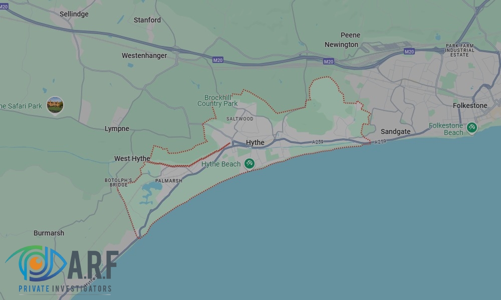 Our Private Detectives operate across Hythe and the surrounding areas Our Private Detectives operate across Hythe and the surrounding areas