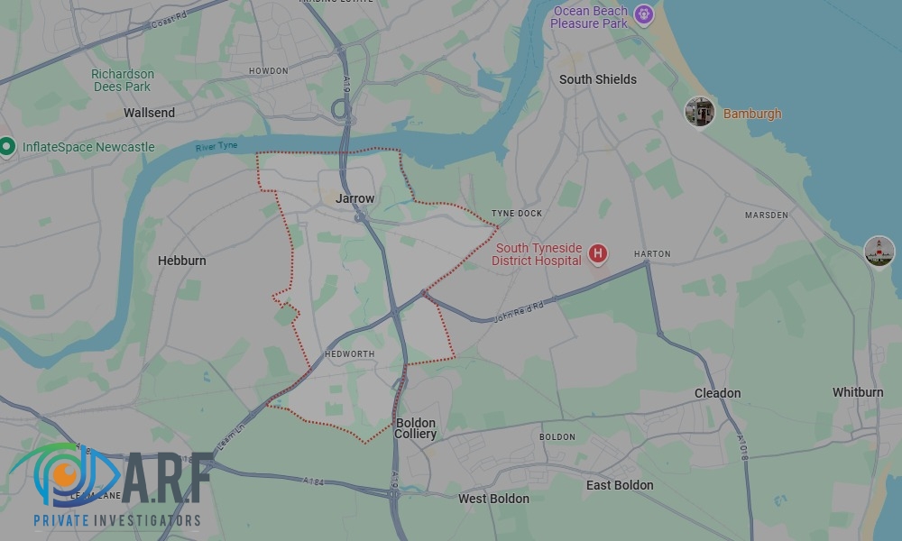 Our Private Detectives operate across Jarrow and the surrounding areas Our Private Detectives operate across Jarrow and the surrounding areas