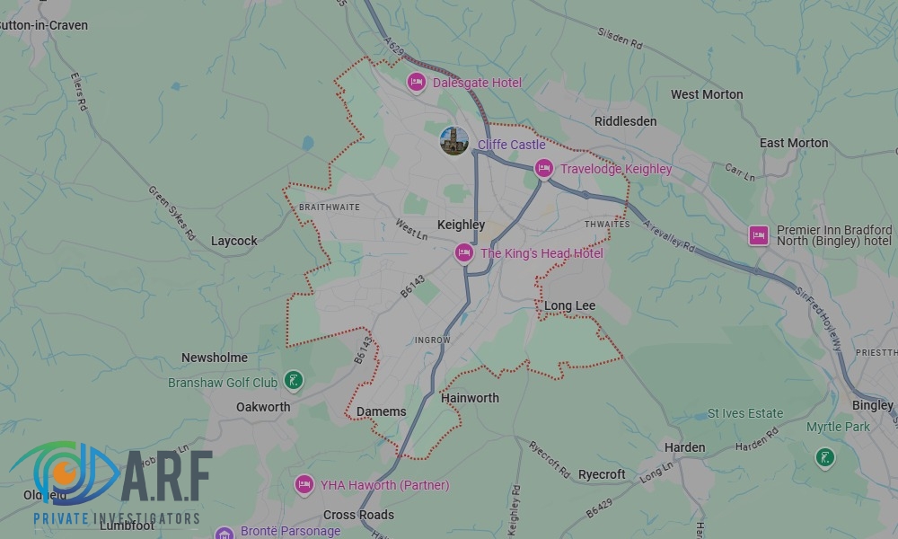Our Private Detectives operate across Keighley and the surrounding areas Our Private Detectives operate across Keighley and the surrounding areas
