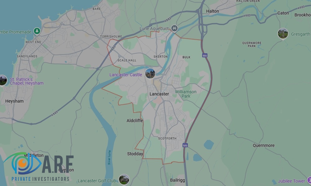 Our Private Detectives operate across Lancaster and the surrounding areas Our Private Detectives operate across Lancaster and the surrounding areas