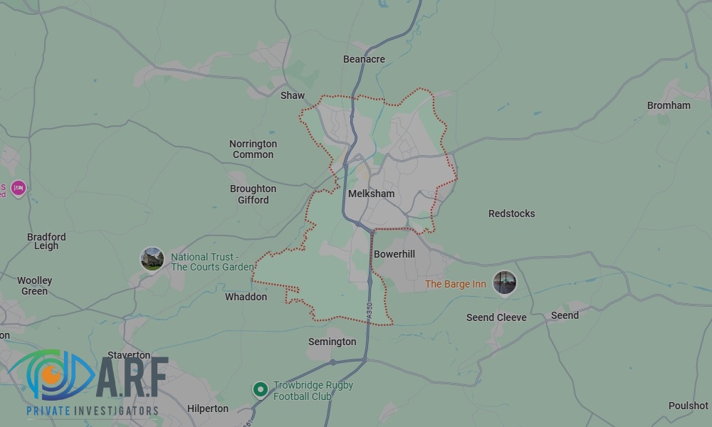 Our Private Detectives operate across Melksham and the surrounding areas Our Private Detectives operate across Melksham and the surrounding areas