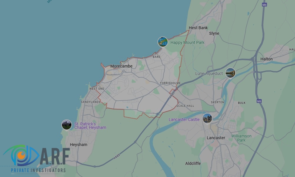Our Private Detectives operate across Morecambe and the surrounding areas Our Private Detectives operate across Morecambe and the surrounding areas