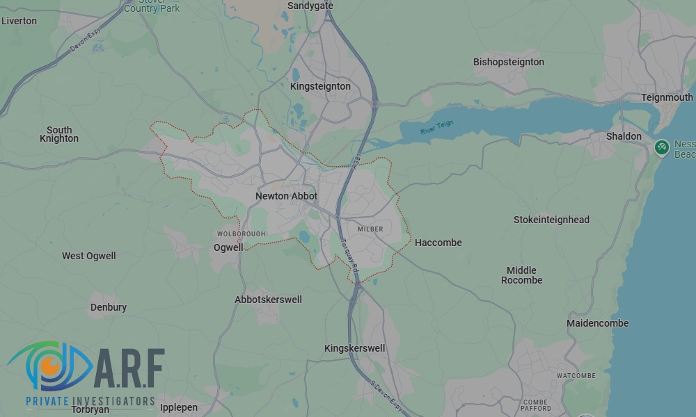 Our Private Detectives operate across Newton Abbot and the surrounding areas Our Private Detectives operate across Newton Abbot and the surrounding areas