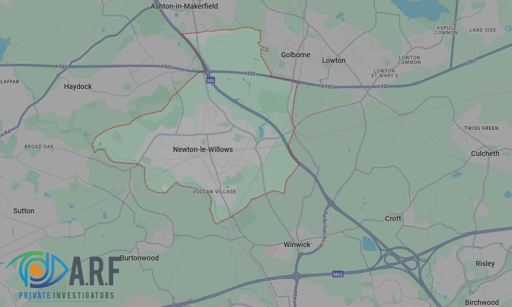 Our Private Detectives operate across Newton-le-Willows and the surrounding areas