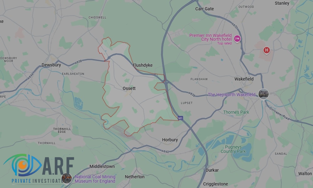 Our Private Detectives operate across Ossett and the surrounding areas Our Private Detectives operate across Ossett and the surrounding areas