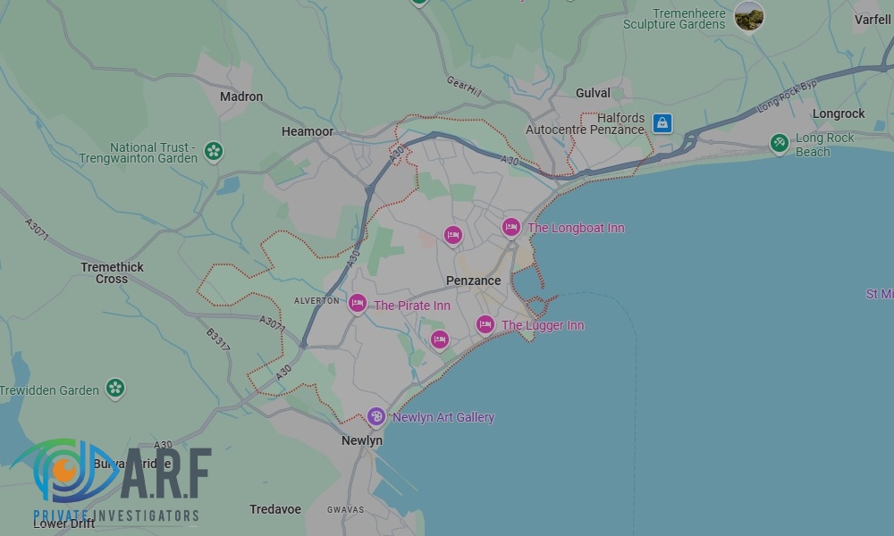 Our Private Detectives operate across Penzance and the surrounding areas Our Private Detectives operate across Penzance and the surrounding areas